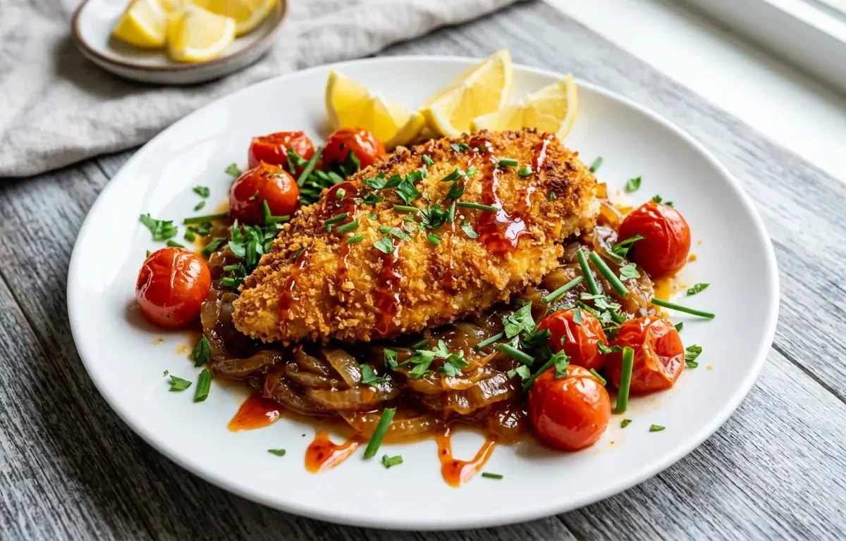 Crispy Caramelized Onion Chicken