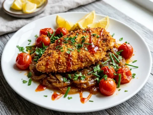 Crispy Caramelized Onion Chicken