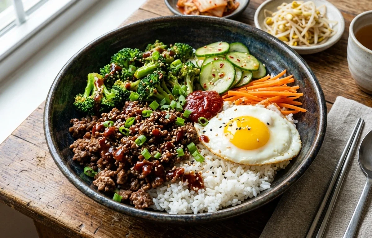 Korean-Style Beef and Broccoli Bowl