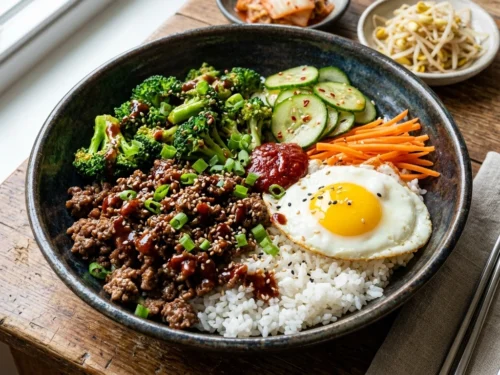 Korean-Style Beef and Broccoli Bowl