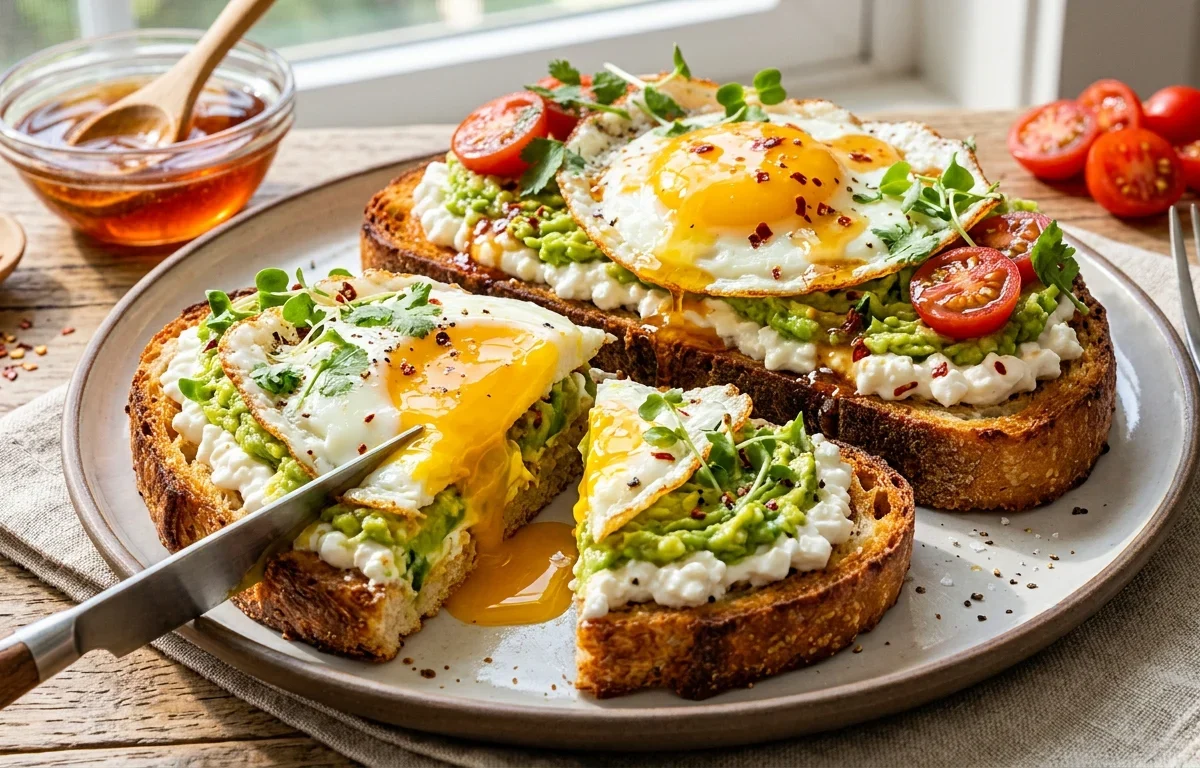 Crispy Chili-Honey Breakfast Toast