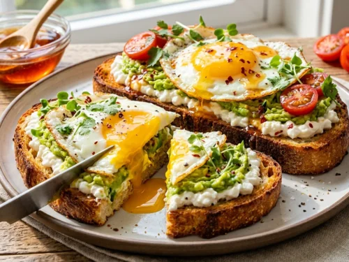 Crispy Chili-Honey Breakfast Toast
