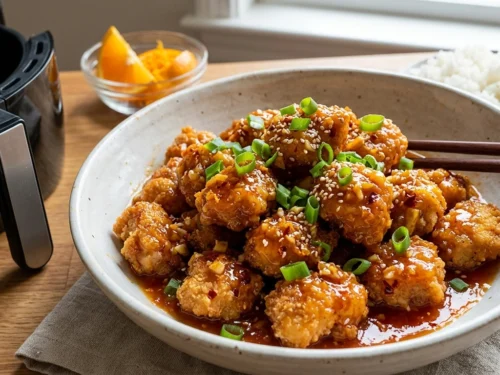 Crispy Air Fryer Orange Chicken
