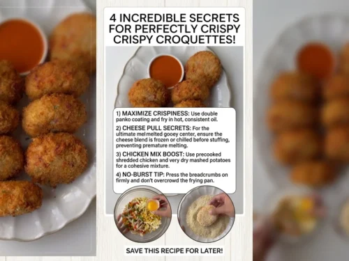 Crispy Chicken & Potato Croquettes
