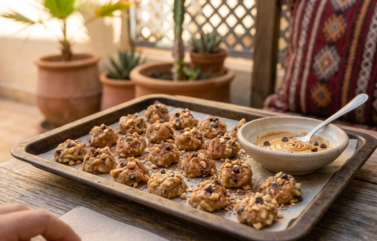 3-Ingredient Frozen Banana Peanut Butter Bites