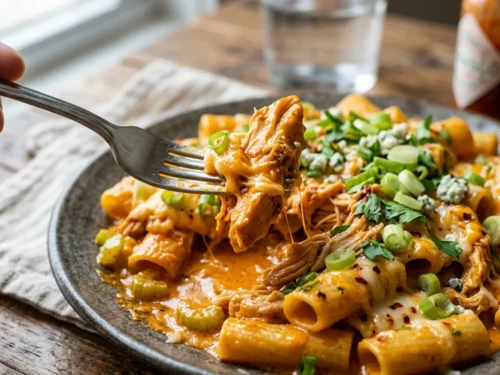 Creamy Buffalo Chicken Pasta