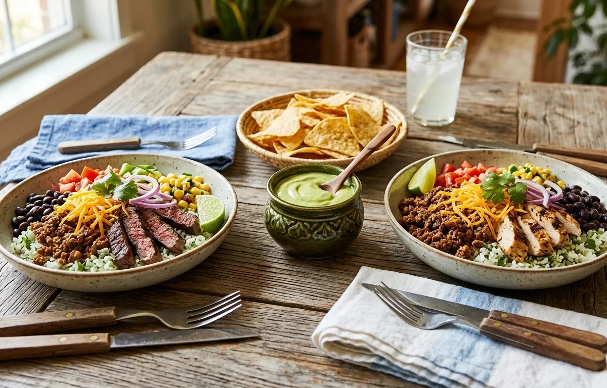 Creamy Chipotle Taco Bowl Dipping Sauce