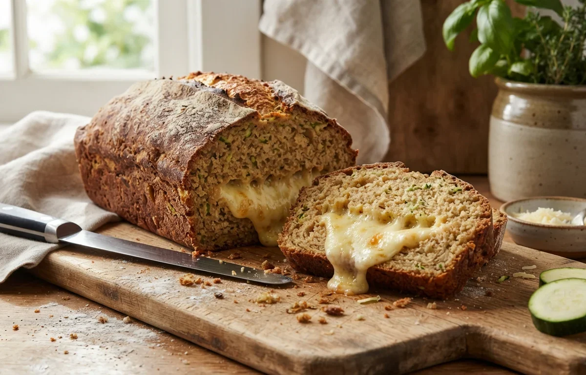 Cheesy French-Style Zucchini Bread