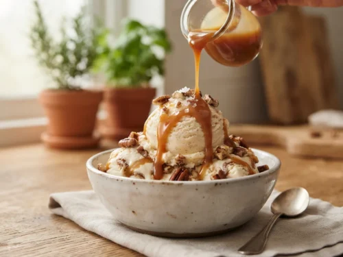 Salted Caramel Crunch Ice Cream