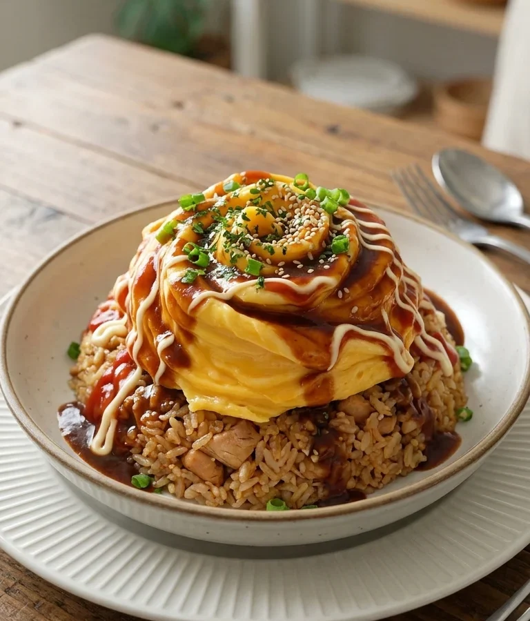 How to Make a Tornado Omelet (Tornado Omurice)