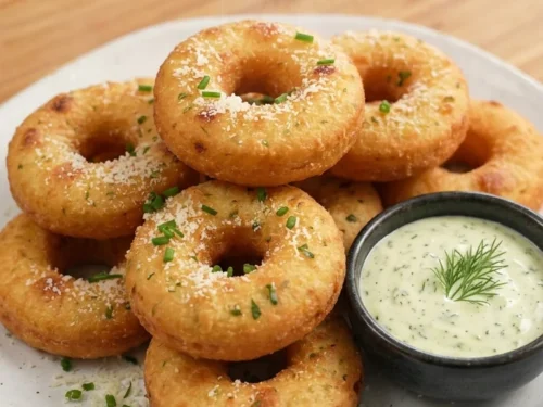 Crispy Potato Donuts (Herb Mashed Potato Rings)