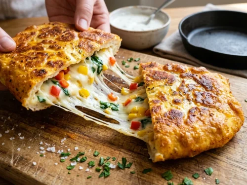 Golden Cheese Reveal Flatbread