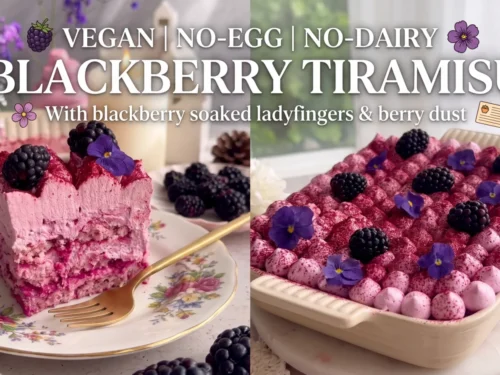 Vegan Blackberry Tiramisu