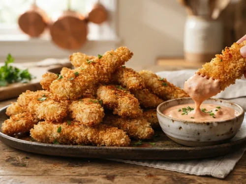 Quick & Easy Crispy Chicken Fries Recipe