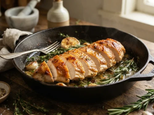 Juicy Pan-Seared Chicken Breast Recipe