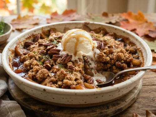 Fennel & Pear Fall Crisp