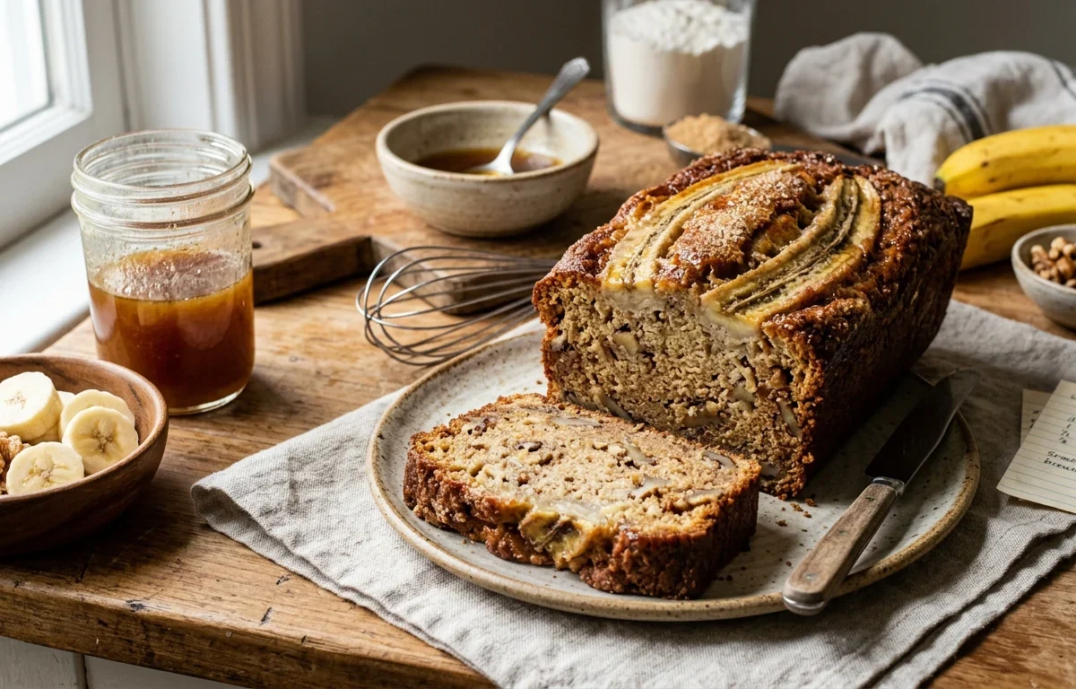 The Ultimate Moist Banana Bread Recipe with Brown Butter