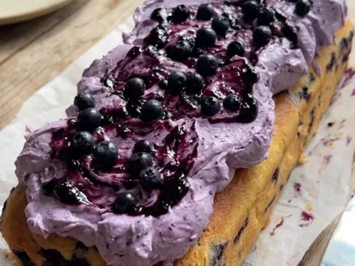 Blueberry Mascarpone Cake