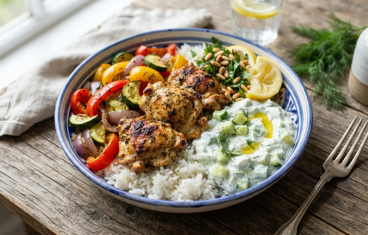 30-Minute Mediterranean Chicken Bowl