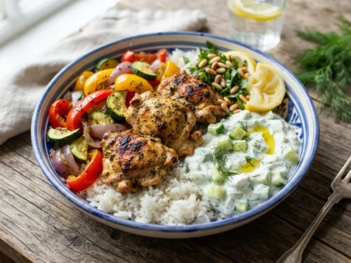 30-Minute Mediterranean Chicken Bowl