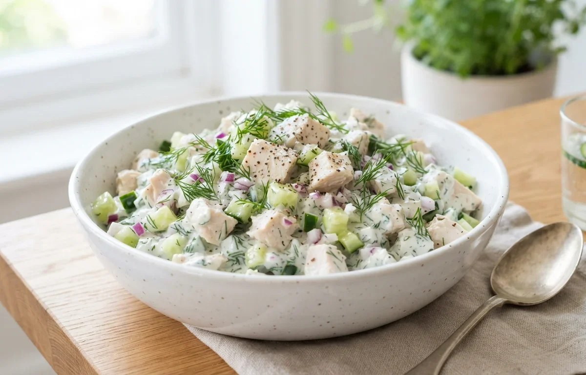 Creamy Greek Yogurt Chicken Salad