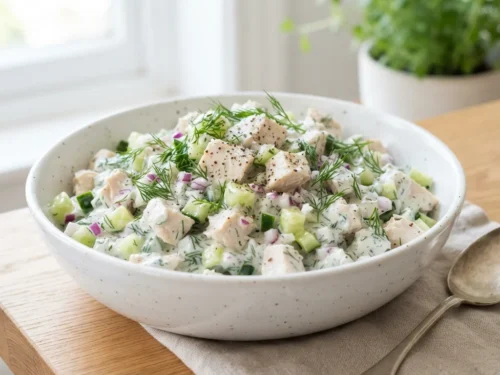Creamy Greek Yogurt Chicken Salad