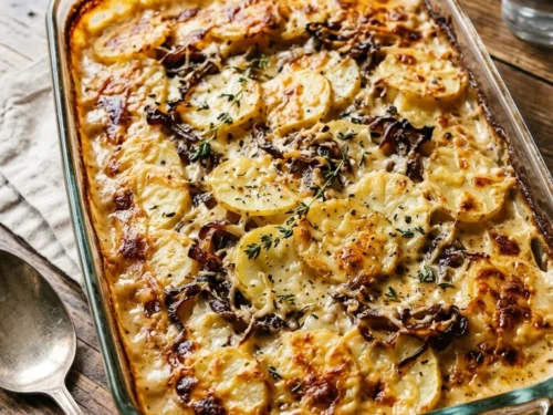 Creamy Pour-Over Baked Potatoes