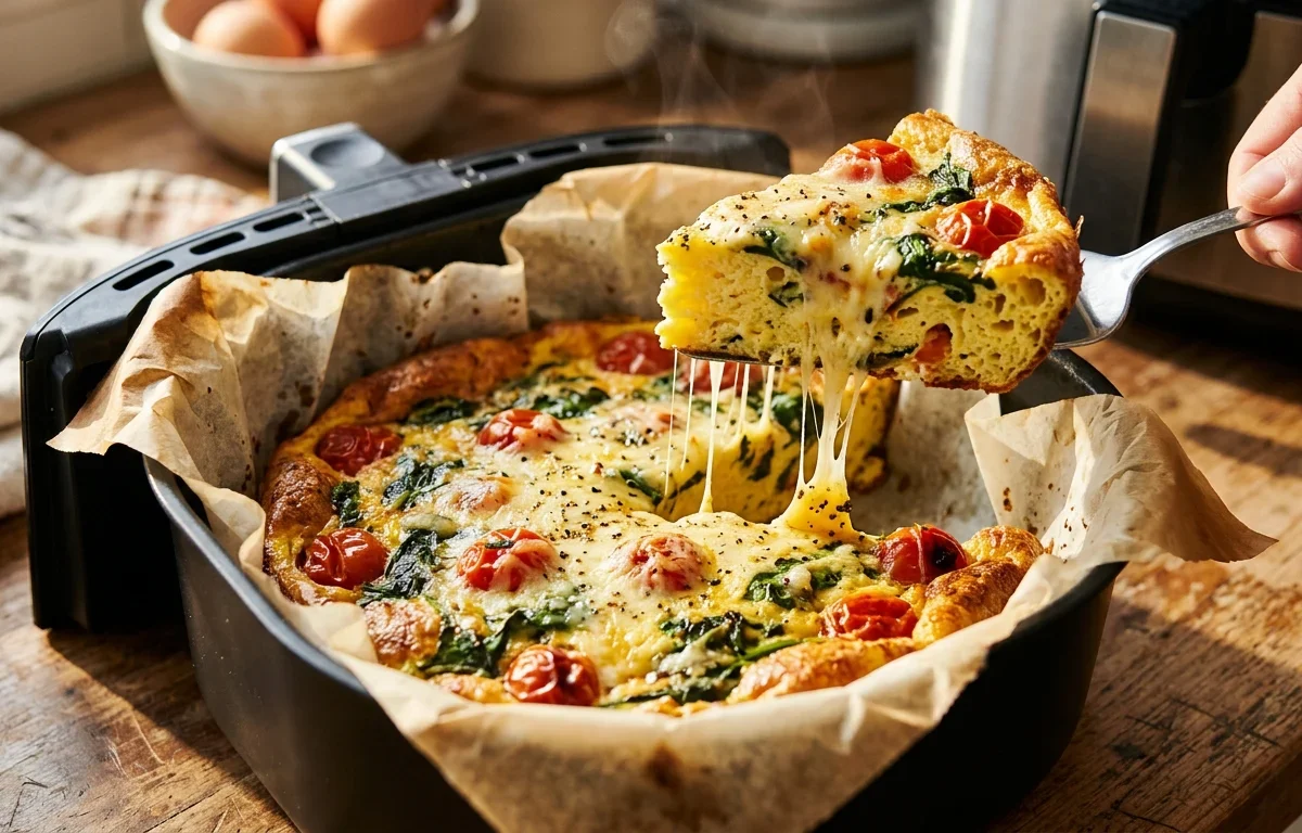 Easy Air-Fryer Egg Frittata