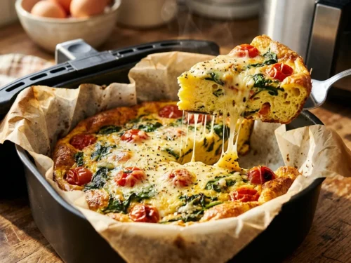 Easy Air-Fryer Egg Frittata